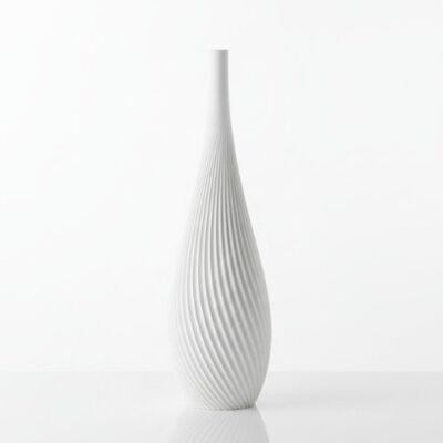 inna (Inny) Wazon dekoracyjny w kształcie spiralnej kropli biały nowoczesny design inna (Inny) Wazon dekoracyjny w kształcie spiralnej kropli biały nowoczesny design