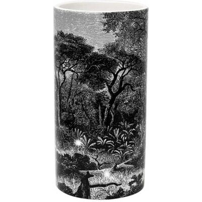 Inny producent Wazon FOREST NOIR ceramika czarno-biały 25 cm wysoki nowoczesny dekoracyjny Inny producent Wazon FOREST NOIR ceramika czarno-biały 25 cm wysoki nowoczesny dekoracyjny