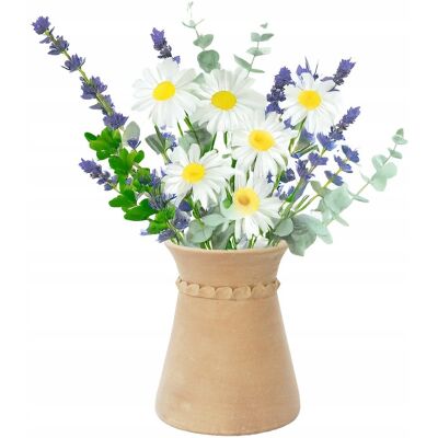 Skandi.pl WAZON GLINIANY 19cm terakota na kwiaty bukiet boho dekoracyjny do salonu Skandi.pl WAZON GLINIANY 19cm terakota na kwiaty bukiet boho dekoracyjny do salonu