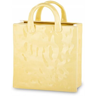 nieznany producent WAZON KREMOWY BEŻOWY TOREBKA 27cm NOWOCZESNY GLAMOUR POŁYSK DEKORACJA 25 nieznany producent WAZON KREMOWY BEŻOWY TOREBKA 27cm NOWOCZESNY GLAMOUR POŁYSK DEKORACJA 25