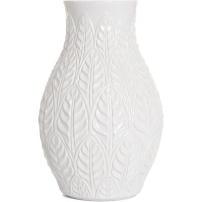 Wazon Natto Ceramiczny Z Tłoczeniami Ecru 15X15X24 Cm Homla Wazon Natto Ceramiczny Z Tłoczeniami Ecru 15X15X24 Cm Homla
