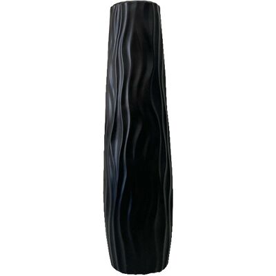 brak danych Wazon nietłukący czarny na kwiaty dekoracyjny wysoki 58cm brak danych Wazon nietłukący czarny na kwiaty dekoracyjny wysoki 58cm