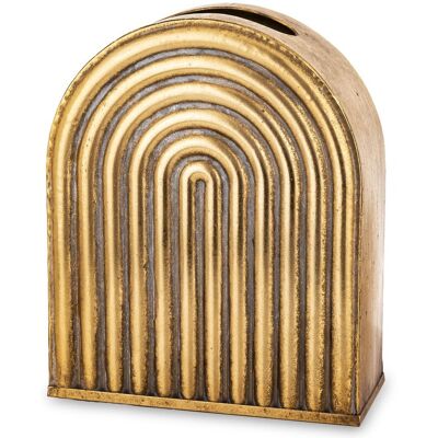 ART Wazon Osłonka Metalowy Dekoracyjny Vintage Flakon ART Wazon Osłonka Metalowy Dekoracyjny Vintage Flakon