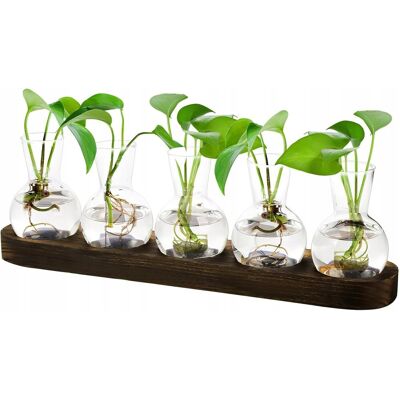 Inny producent Wazon Stojak Do Rozmnażania Roślin Szklane Terrarium Ozdoba Prezent Uprawa Inny producent Wazon Stojak Do Rozmnażania Roślin Szklane Terrarium Ozdoba Prezent Uprawa