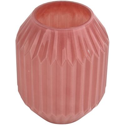 ART Wazon szklany 23 cm różowy AP163657 ART Wazon szklany 23 cm różowy AP163657