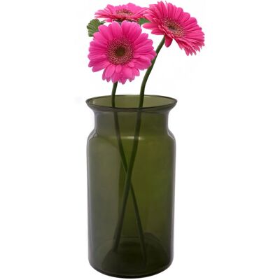 Wazon szklany na kwiaty bukiety Altom Design Lilia zielony 30 cm dekoracja Wazon szklany na kwiaty bukiety Altom Design Lilia zielony 30 cm dekoracja
