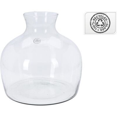 Mondex WAZON SZKLANY Z RECYKLINGU 33XW36CM Mondex WAZON SZKLANY Z RECYKLINGU 33XW36CM