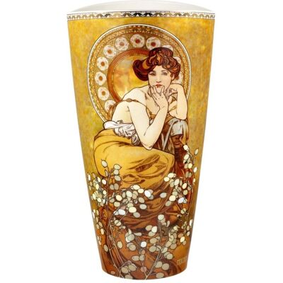 Goebel Wazon Topaz 28 cm - Alfons Mucha Goebel Wazon Topaz 28 cm - Alfons Mucha