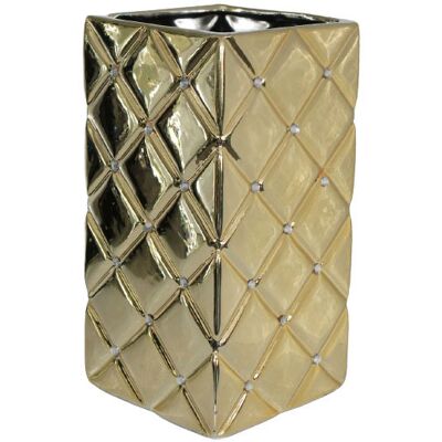 inna (Inny) Wazon złoty gold glamour ceramika H26 DEcodomi inna (Inny) Wazon złoty gold glamour ceramika H26 DEcodomi