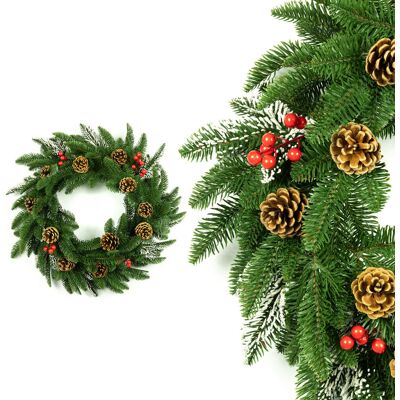 ART Wianek 100% PE WINTER z OSTROKRZEWEM 60 cm Podkład na drzwi ART Wianek 100% PE WINTER z OSTROKRZEWEM 60 cm Podkład na drzwi