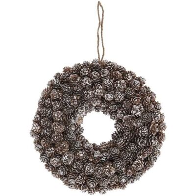 Rico Design Wianek z mini szyszek Ø 30 cm Brązowy - Wreath Rico Design Wianek z mini szyszek Ø 30 cm Brązowy - Wreath