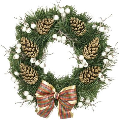 GLOBAL P&P Wianek świąteczny na Boże Narodzenie stroik na drzwi stół boho handmade GLOBAL P&P Wianek świąteczny na Boże Narodzenie stroik na drzwi stół boho handmade