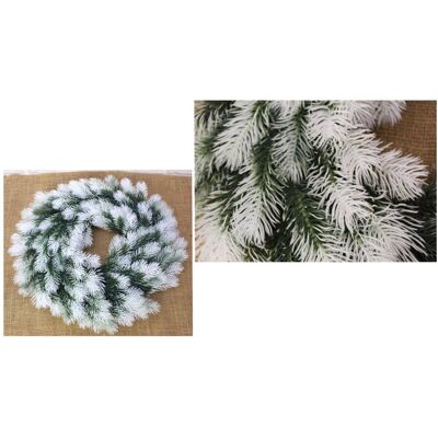 7&7 Wianek Sztuczny Dekoracyjny Bielony Śr. 40 Cm Xts-131 7&7 Wianek Sztuczny Dekoracyjny Bielony Śr. 40 Cm Xts-131