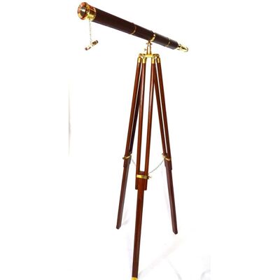 GiftDeco Wielka Luneta Dekoracyjna Na Drewnianym Trójnogu - Twss GiftDeco Wielka Luneta Dekoracyjna Na Drewnianym Trójnogu - Twss