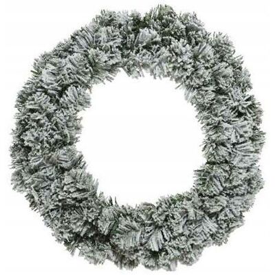 Iperbriko Śnieżny Wewnętrzny Wieniec H10 x ø 60 cm - Wieniec świąteczny Iperbriko Śnieżny Wewnętrzny Wieniec H10 x ø 60 cm - Wieniec świąteczny