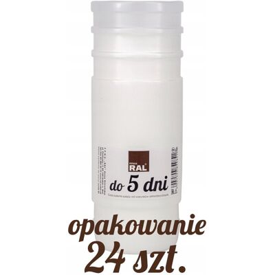 RAL Wkład Wymienny do Znicza Lumis do 5 dni (24 szt.) RAL Wkład Wymienny do Znicza Lumis do 5 dni (24 szt.)