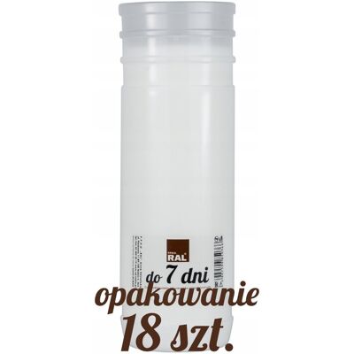 RAL Wkład Wymienny do Znicza Lumis do 7 dni (18 szt.) RAL Wkład Wymienny do Znicza Lumis do 7 dni (18 szt.)