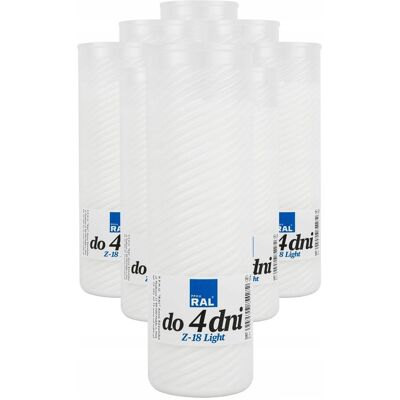 RAL Wkłady do zniczy 18 cm do 4 dni 10 szt. Z-18L Wkłady tradycyjne zalewa RAL Wkłady do zniczy 18 cm do 4 dni 10 szt. Z-18L Wkłady tradycyjne zalewa