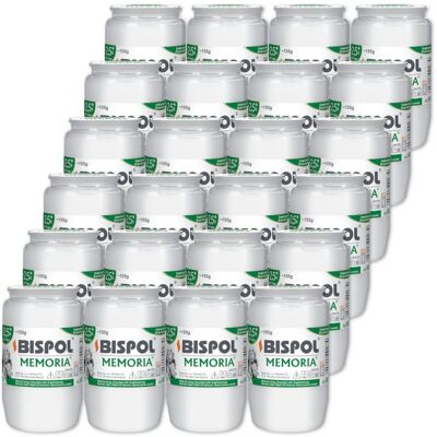 BISPOL - WO3 60H - White - 95x57mm - Wkład olejowy do znicza BISPOL - WO3 60H - White - 95x57mm - Wkład olejowy do znicza