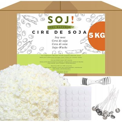 Inny producent WOSK SOJOWY Do Świec Sojowych Płatki NATURALNY EKO ŚWIECE PREMIUM DIY Inny producent WOSK SOJOWY Do Świec Sojowych Płatki NATURALNY EKO ŚWIECE PREMIUM DIY