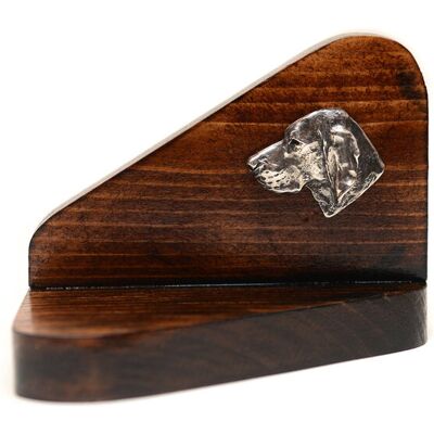 Wyżeł węgierski krótkowłosy, Hungarian Vizsla - drewniany świecznik z psem, podstawka pod tealight, miejsce pamięci psa marki Art-Dog Wyżeł węgierski krótkowłosy, Hungarian Vizsla - drewniany świecznik z psem, podstawka pod tealight, miejsce pamięci psa marki Art-Dog
