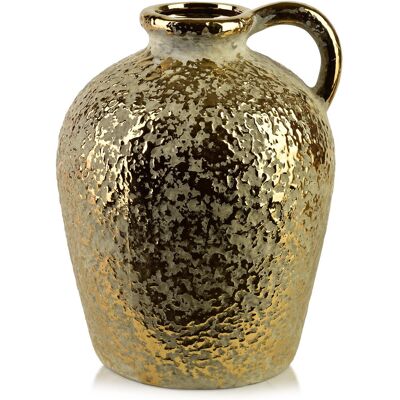 Mondex YARINE GOLD Wazon 22x9x29cm Mondex YARINE GOLD Wazon 22x9x29cm