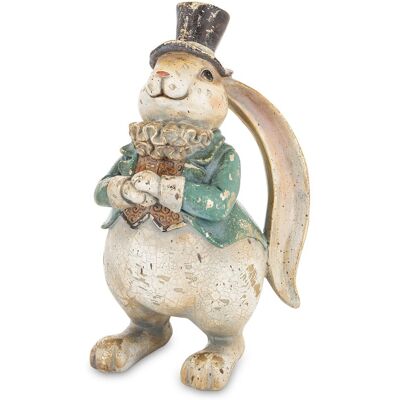 ARTPOL Zając Vintage w Marynarce Ozdoba Wielkanoc Figurka Biało Niebieska ARTPOL Zając Vintage w Marynarce Ozdoba Wielkanoc Figurka Biało Niebieska