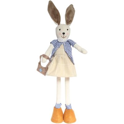 Goliat Zając w sukience z torebką Ozdoba Wielkanocna Figurka 60 cm Goliat Zając w sukience z torebką Ozdoba Wielkanocna Figurka 60 cm