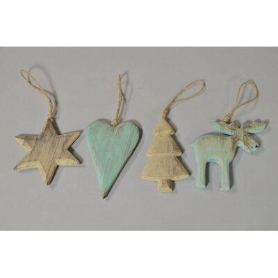 Creative Zawieszka drewniana kpl.4 szt UPOMINKARNIA Creative Zawieszka drewniana kpl.4 szt UPOMINKARNIA