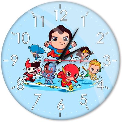 Kemis - House of Gadgets Zegar Ścienny 30,5 Cm - Superbohaterowie Dc - Produkt Licencyjny Kemis - House of Gadgets Zegar Ścienny 30,5 Cm - Superbohaterowie Dc - Produkt Licencyjny
