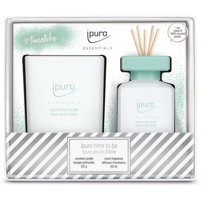 Zestaw prezentowy ipuro ESSENTIALS Time to be 2x50 ml Zestaw prezentowy ipuro ESSENTIALS Time to be 2x50 ml