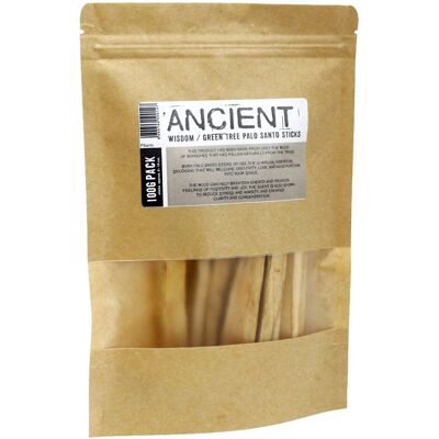 ANCIENT WISDOM Zielone PALO SANTO - Naturalne kadzidło - wysoka jakość - patyczki 100 g ANCIENT WISDOM Zielone PALO SANTO - Naturalne kadzidło - wysoka jakość - patyczki 100 g