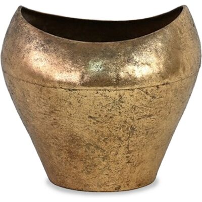 ART Złoty Stylowy Wazon Dekoracja Ozdoba Do Domu Altany Na Taras Metal Retro ART Złoty Stylowy Wazon Dekoracja Ozdoba Do Domu Altany Na Taras Metal Retro