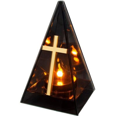 POINTCUT PLUS Znicz led ZŁOTY KRZYŻ efekt płomienia LAMPION NA GRÓB cmentarz statuetka POINTCUT PLUS Znicz led ZŁOTY KRZYŻ efekt płomienia LAMPION NA GRÓB cmentarz statuetka