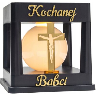 POINTCUT PLUS ZNICZ SOLARNY LED LAMPION NA GRÓB STATUETKA NA CMENTARZ Z KRZYŻEM BABCIA POINTCUT PLUS ZNICZ SOLARNY LED LAMPION NA GRÓB STATUETKA NA CMENTARZ Z KRZYŻEM BABCIA