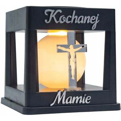POINTCUT PLUS ZNICZ SOLARNY LED LAMPION NA GRÓB STATUETKA NA CMENTARZ Z KRZYŻEM MAMY MAMA POINTCUT PLUS ZNICZ SOLARNY LED LAMPION NA GRÓB STATUETKA NA CMENTARZ Z KRZYŻEM MAMY MAMA