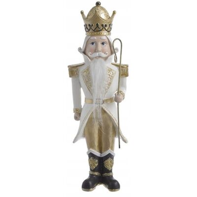 Zielona Fabryka Żołnierzyk biały figurka stojąca 30,5cm dekoracja Zielona Fabryka Żołnierzyk biały figurka stojąca 30,5cm dekoracja