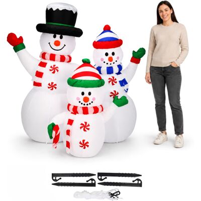 Bałwan Nadmuchiwany Świecący Duży Pompowany Led 125 Cm Dmuchaniec Jumihome Bałwan Nadmuchiwany Świecący Duży Pompowany Led 125 Cm Dmuchaniec Jumihome