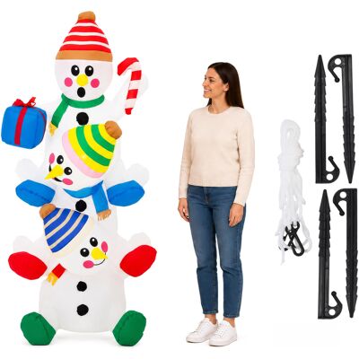 Bałwany Nadmuchiwane Świecący Duży Pompowany Led 175 Cm Dmuchaniec Jumihome Bałwany Nadmuchiwane Świecący Duży Pompowany Led 175 Cm Dmuchaniec Jumihome
