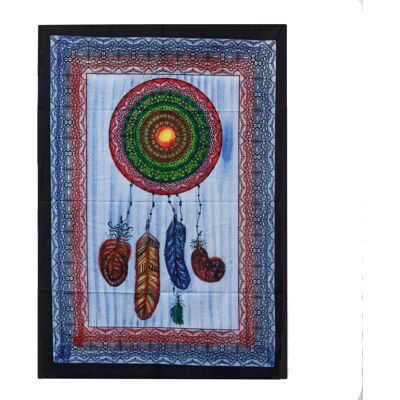 ANCIENT WISDOM Bawełniana Tkanina Ozdobna 115cm X 75cm - Łapacz Snów ANCIENT WISDOM Bawełniana Tkanina Ozdobna 115cm X 75cm - Łapacz Snów