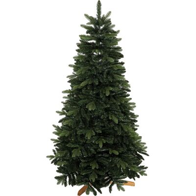 Homcom Choinka 180 Cm, Jodła Szlachetna Z Drewnianym Stojakiem, Składane Gałęzie Homcom Choinka 180 Cm, Jodła Szlachetna Z Drewnianym Stojakiem, Składane Gałęzie