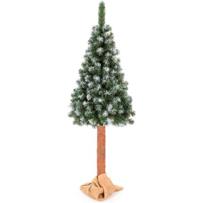 Springos Choinka Na Pniu 180 Cm Sztuczna Sosna Diamentowa Ośnieżona Nowoczesna Gęsta Jak Żywa Springos Choinka Na Pniu 180 Cm Sztuczna Sosna Diamentowa Ośnieżona Nowoczesna Gęsta Jak Żywa