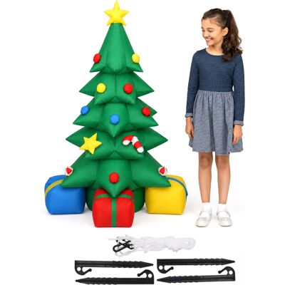 Choinka Nadmuchiwana Świecąca Duża Pompowana Led 120 Cm Dmuchaniec Jumihome Choinka Nadmuchiwana Świecąca Duża Pompowana Led 120 Cm Dmuchaniec Jumihome
