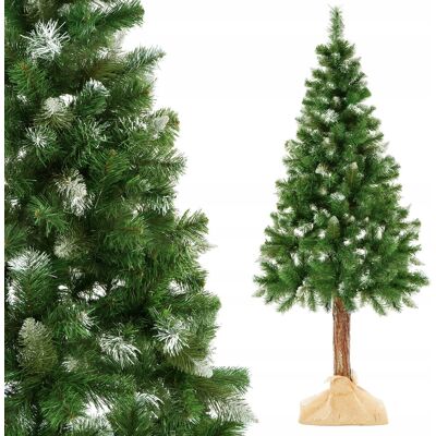 Springos Choinka Sztuczna 220 Cm Na Pniu Piękna Sosna Diamentowa Gęsta Ośnieżona Springos Choinka Sztuczna 220 Cm Na Pniu Piękna Sosna Diamentowa Gęsta Ośnieżona