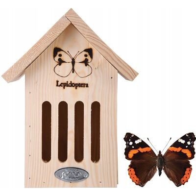 Esschert Design Domek Dla Motyli Z Drewna Dekoracja Ogrodowa Domek Lęgowy Dla Owadów Esschert Design Domek Dla Motyli Z Drewna Dekoracja Ogrodowa Domek Lęgowy Dla Owadów