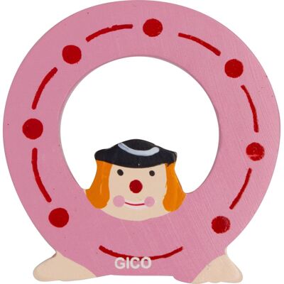 Inny producent Drewniana Litera Dekoracyjna Klaun Na Drzwi Pokoju Dziecka A-Z 9 Cm Inny producent Drewniana Litera Dekoracyjna Klaun Na Drzwi Pokoju Dziecka A-Z 9 Cm