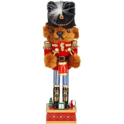 Springos Dziadek Do Orzechów Drewniany Figurka Ozdoba Świąteczna 37cm Miś Dekoracja Springos Dziadek Do Orzechów Drewniany Figurka Ozdoba Świąteczna 37cm Miś Dekoracja