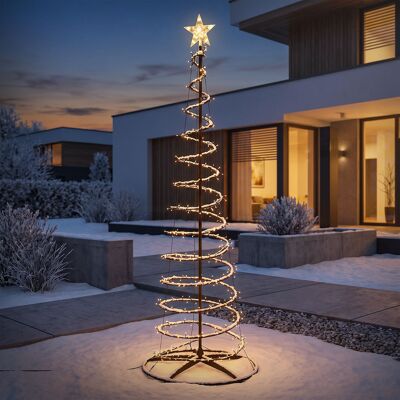 Ecd Germany Choinka Zewnetrzna Led 210 Cm Ze Swiecaca Gwiazda, Lancuch Swietlny 756 Led, Efekt Wodospadu, Girlanda Cieple Biale Lampki Z Timerem, 15.. Ecd Germany Choinka Zewnetrzna Led 210 Cm Ze Swiecaca Gwiazda, Lancuch Swietlny 756 Led, Efekt Wodospadu, Girlanda Cieple Biale Lampki Z Timerem, 15..