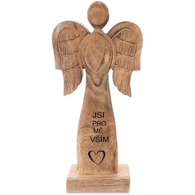 Orion Figurka drewniana anioł MANGO 30 cm Orion Figurka drewniana anioł MANGO 30 cm