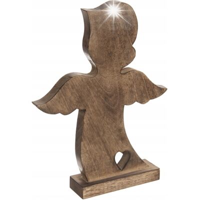Orion Figurka Drewniana Świąteczna Anioł Mango Ozdoba Bożonarodzeniowa 38 Cm Orion Figurka Drewniana Świąteczna Anioł Mango Ozdoba Bożonarodzeniowa 38 Cm